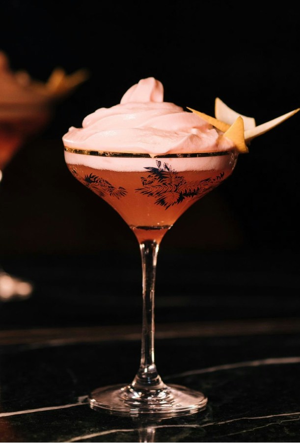A pink Tuya signature cocktail